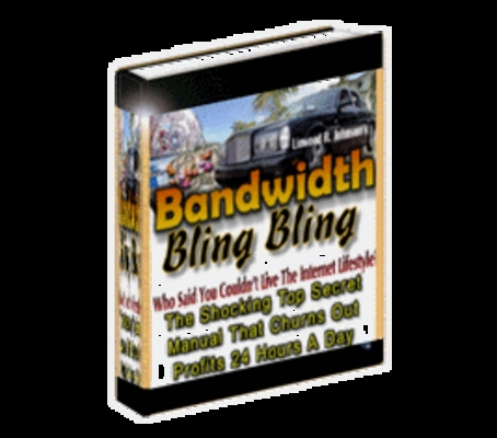 Product picture Bandwidth Bling Bling ebook, resell rights